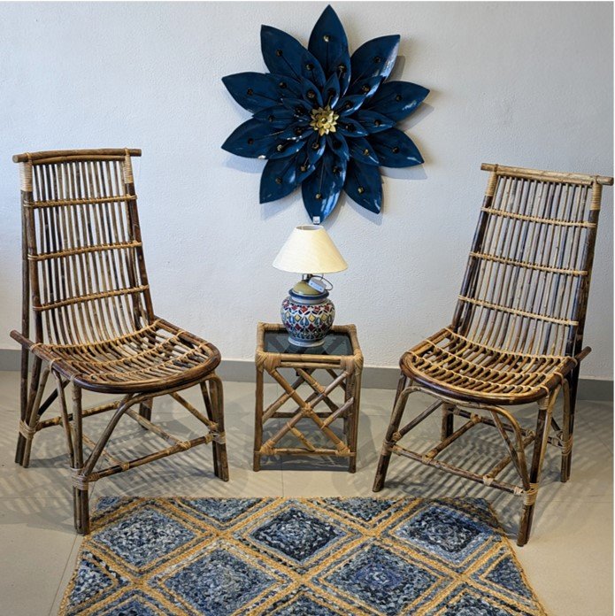 Handcrafted Jute and Fusion rugs available at Trinity Crafts Kangra