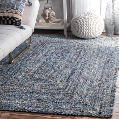 Rugs and other articles handcrafted from standalone Jute and in combination with Chindi, Cotton ropes, and Denim. Available at Trinity Crafts.