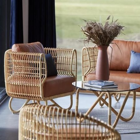 Cane, Rattan Lounge chair