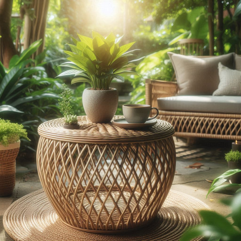 cane round table garden (3)