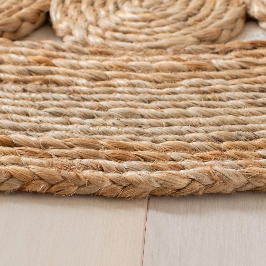 Handcrafted Jute and Fusion rugs available at Trinity Crafts Kangra