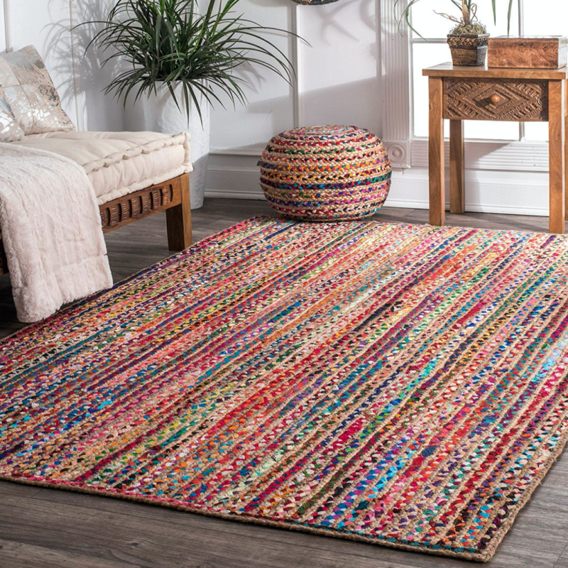 Handcrafted Jute and Fusion rugs available at Trinity Crafts Kangra